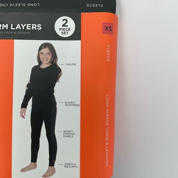 NWT Girls Cuddl Duds 2-piece warm layers set - Picture 2 of 4